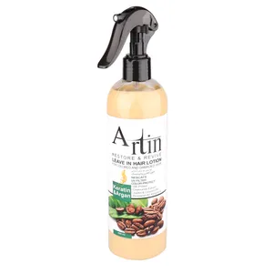 لوسیون مو آرتین مدل Keratin & argan حجم 400 میلی لیتر