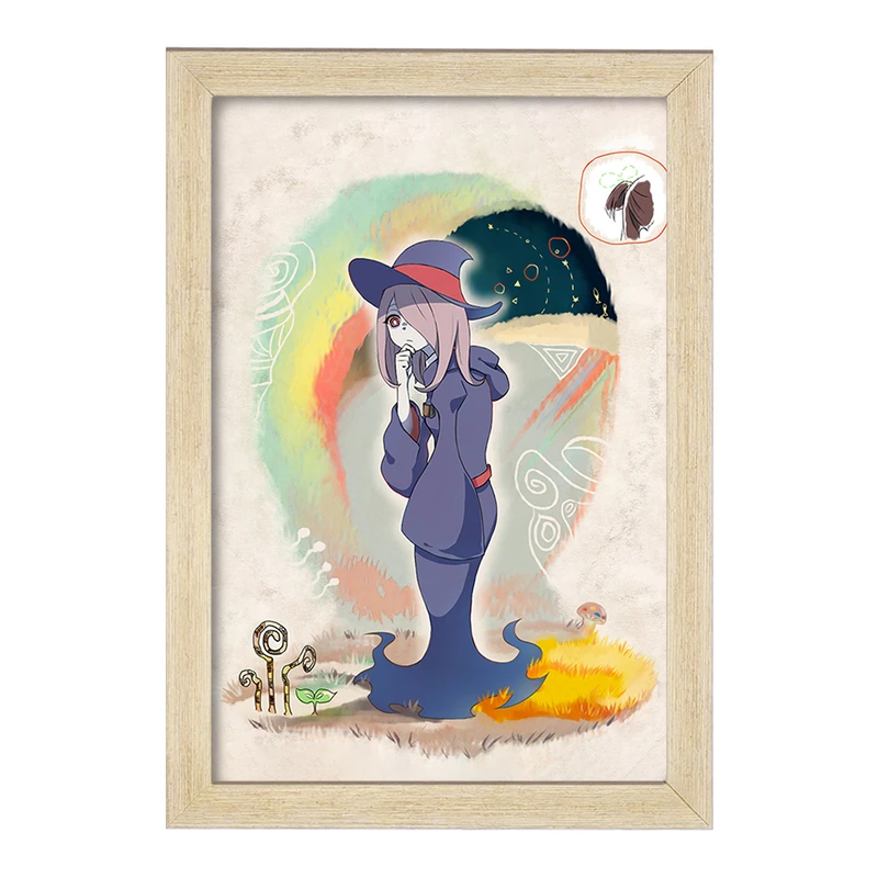 تابلو خندالو مدل سوسی انیمه جادوگران کوچک Little Witch Academia  کد 22831