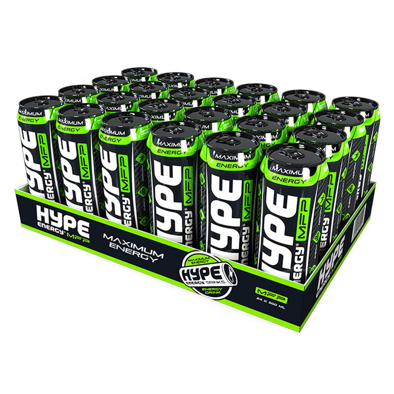 نوشیدنی انرژی زا ام اف پی هایپ - 500 میلی لیتر بسته 24 عددی