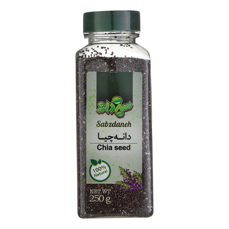 دانه چیا سبزدانه - 250 گرم 