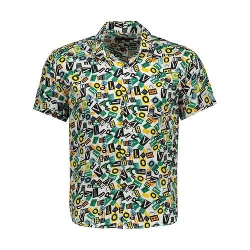 پیراهن آستین کوتاه مردانه مدل هاوایی  کد HARF