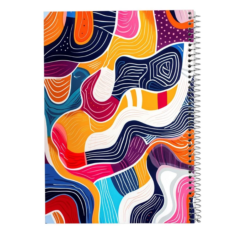 دفتر شطرنجی 50 برگ مدوپد طرح اشکال فانتزی کد DF16189