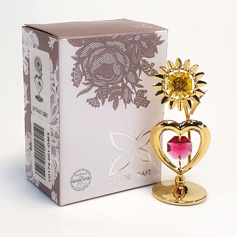 تندیس سواروسکی مدل گل عشق