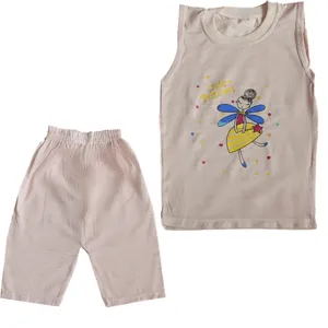 ست تاپ و شلوارک دخترانه مدل FRSG-NRJ