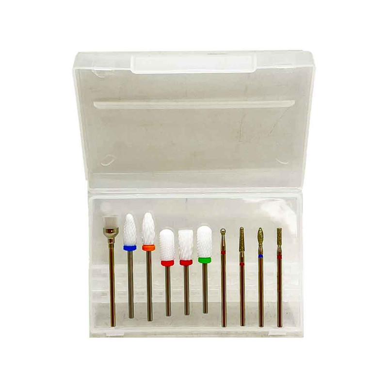 سوهان سرامیکی و پودری مدل pro کد jt_100 مجموعه 10 عددی