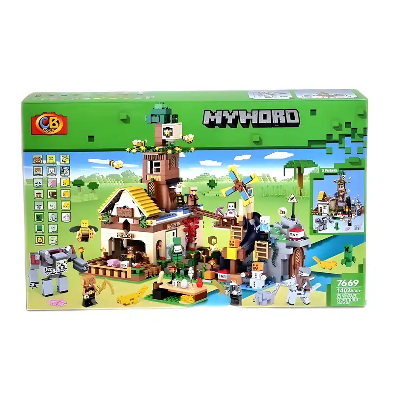 ساختنی مدل ماینکرافت کد 7669