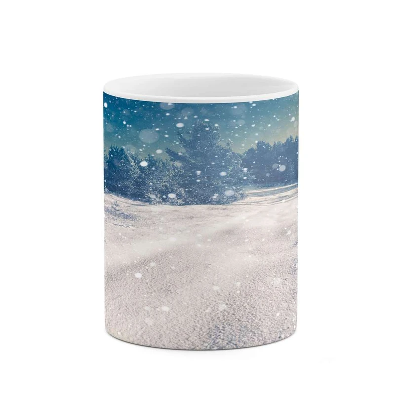 ماگ کاکتی مدل منظره برفی کد mgh14869