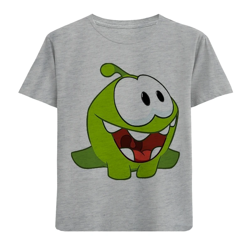 تی شرت آستین کوتاه بچگانه مدل OM NOM F194