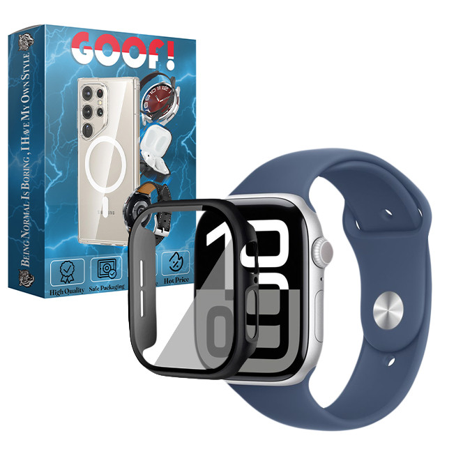 کاور گوف مدل Protector-GL مناسب برای ساعت هوشمند اپل واچ سری 10 سایز 46mm به همراه محافظ صفحه نمایش