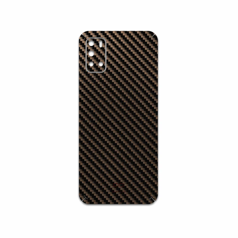 برچسب پوششی ماهوت مدل Glossy-Brown-Fiber مناسب برای گوشی موبایل جی پلاس Z10