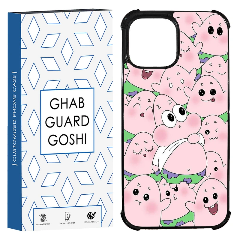 کاور قاب گارد گوشی طرح پاتریک کد TPU-101 مناسب برای گوشی موبایل اپل Iphone 13 / 14