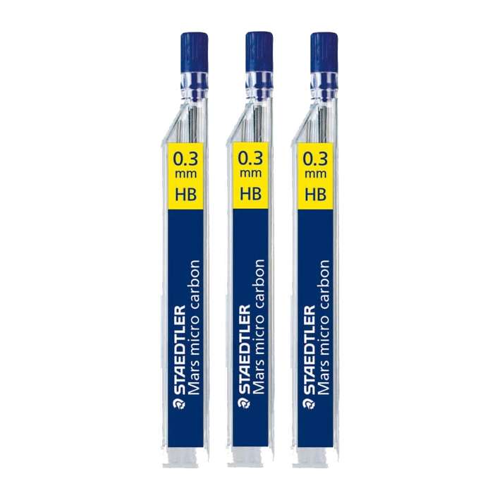 نوک مداد نوکی 0.3 میلی متری استدلر مدل Mars Micro Carbon بسته 3 عددی نوک مداد نوکی 0.3 میلی متری استدلر مدل Mars Micro Carbon بسته 3 عددی