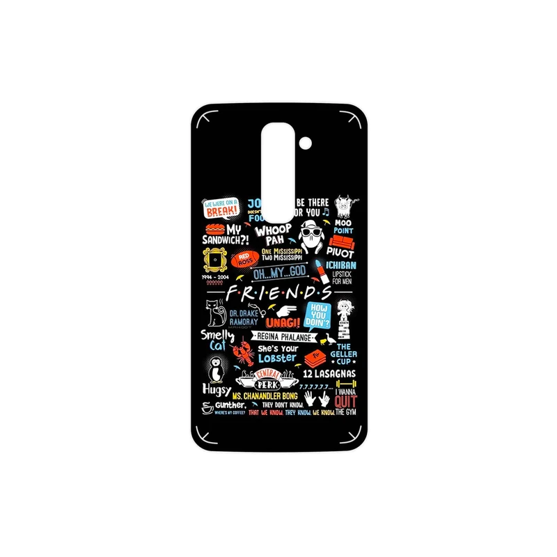 برچسب پوششی ماهوت مدل Friends 2 مناسب برای گوشی موبایل ال جی G2