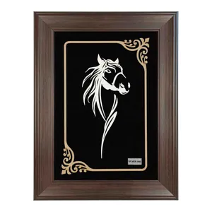 تابلو نقره  طرح اسب کد Ls-25
