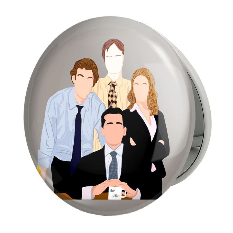 آینه جیبی خندالو طرح سریال آفیس The Office مدل تاشو کد 10227 