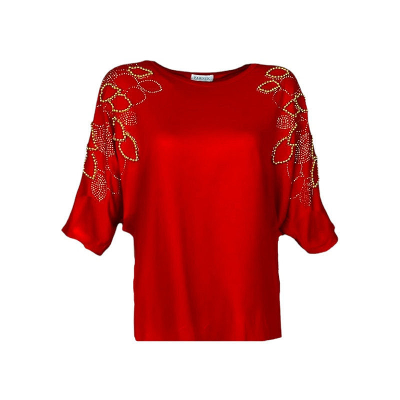 بلوز آستین سه ربع زنانه مدل AM121