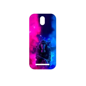 MAHOOT Smoke Rainbow Digital Art 2 Cover Sticker for HTC Desire 500