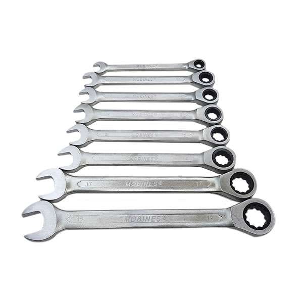 آچار یکسر تخت و یکسر رینگی موبینس مدل DI-008 مجموعه 8 عددی