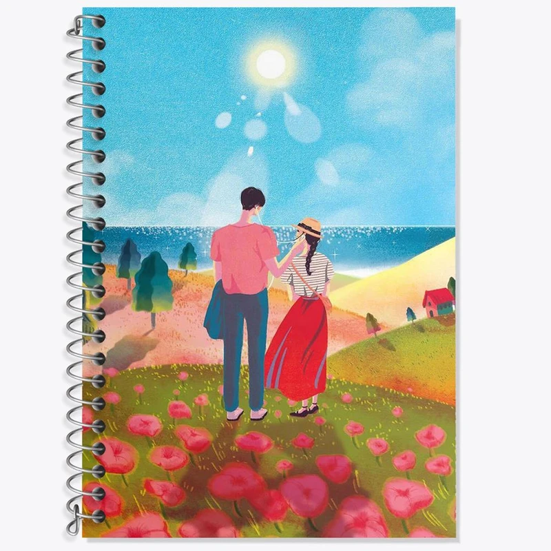 دفتر لغت 50 برگ خندالو مدل عاشقانه کد 27132