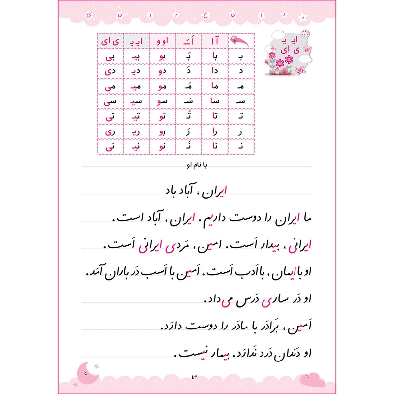 عکس شماره 6 : کتاب جادوی روان خوانی اوّل دبستان اثر فاطمه بهاری و عاطفه شکری زاده انتشارات خانه کاغذی