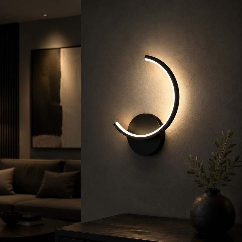دیوارکوب 1 شعله نور از ما رشکان مدل HELAL