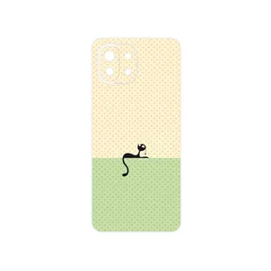 MAHOOT Minimal Internet Cat Icon Cover Sticker for Xiaomi 11 Lite 5G NE