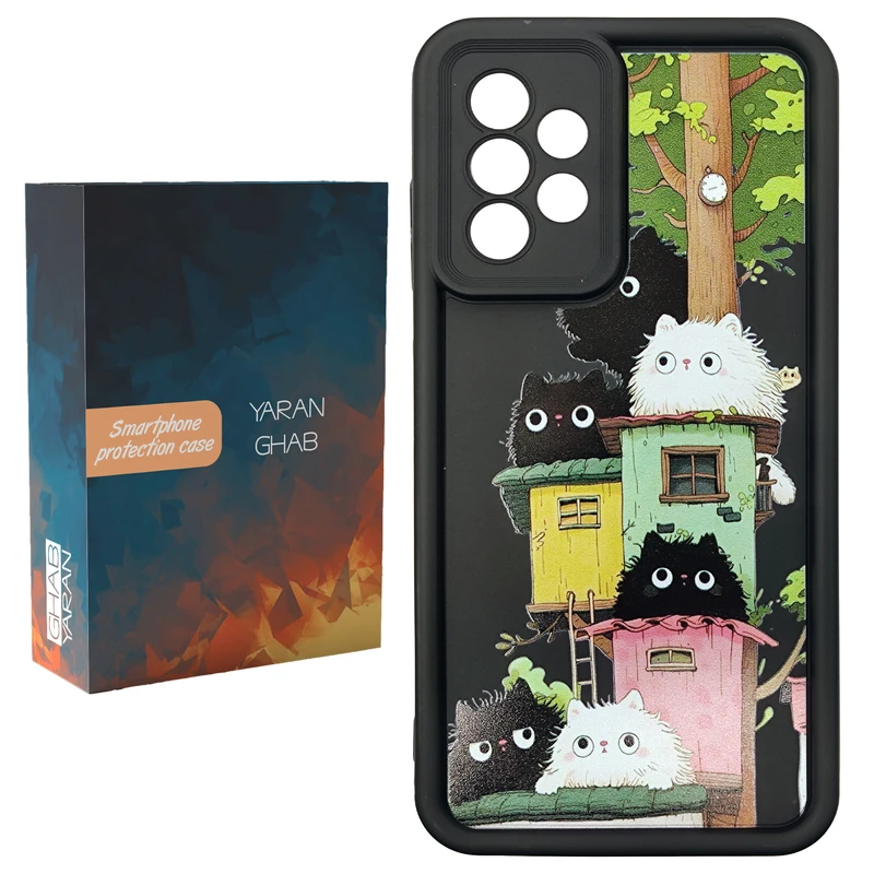 کاور قاب یاران مدل CAT مناسب برای گوشی موبایل سامسونگ GALAXY A52/ A52s 