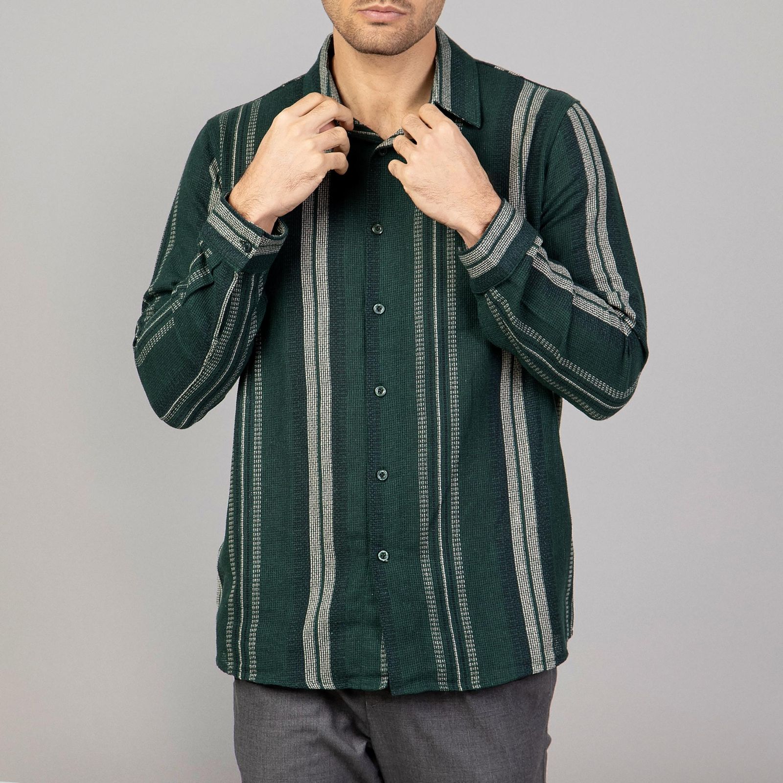 پیراهن آستین بلند مردانه باینت مدل 785-3 -  - 1