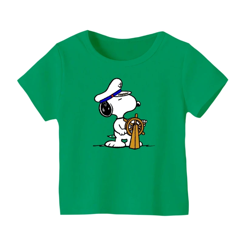 تی شرت آستین کوتاه بچگانه مدل اسنوپی کد ۳۹