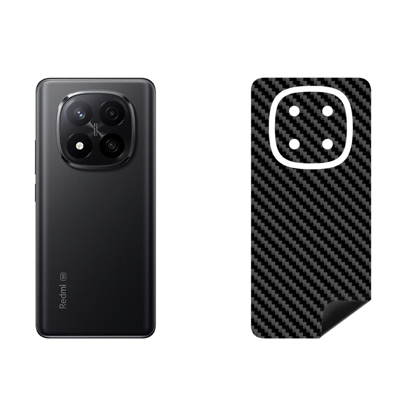 برچسب پوششی بستور طرح کربن مدل GB3-3 مناسب برای گوشی موبایل شیائومی Redmi Note 14 Pro Plus 5G (India)