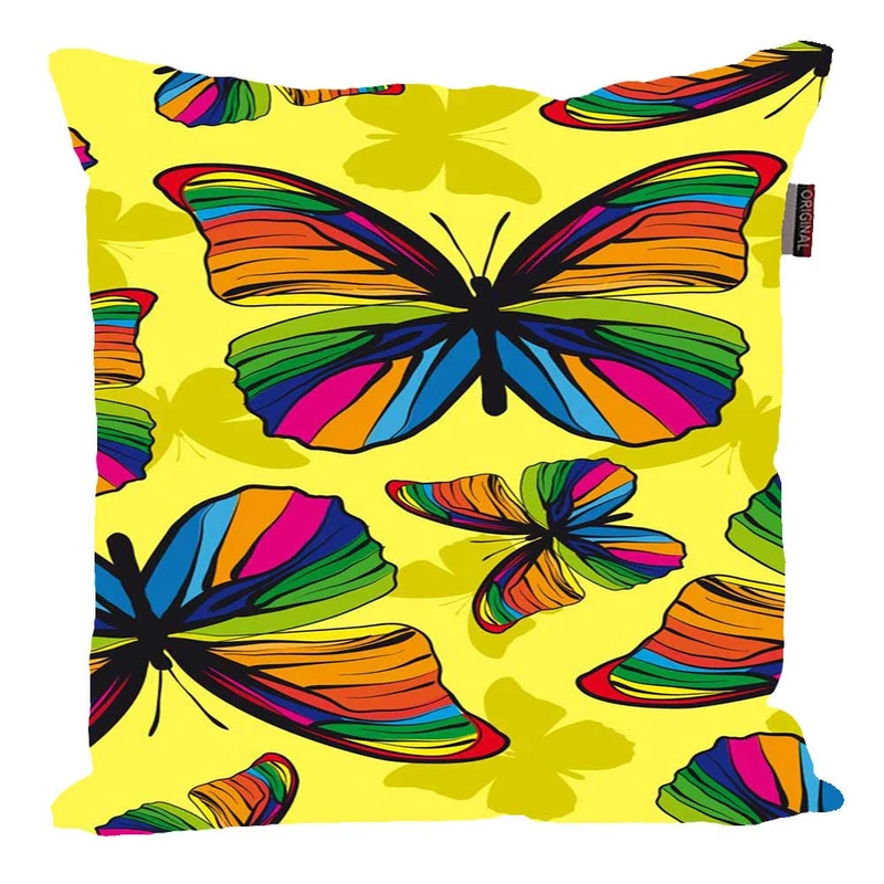 کوسن پاد آفرین مدل فانتزی طرح پروانه کد 02281