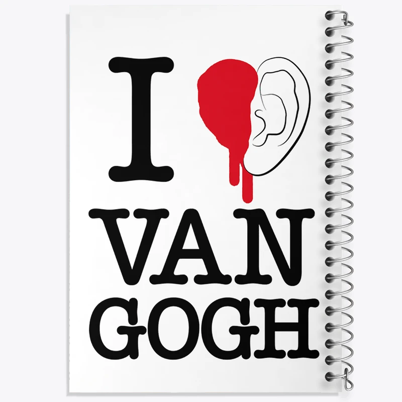 دفتر نت موسیقی 50 برگ خندالو مدل ونسان ونگوگ کد N1705