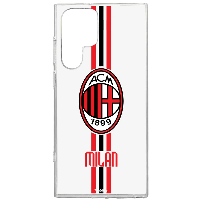 کاور طرح A.C Milan مناسب برای گوشی موبایل سامسونگ Galaxy S22 Ultra