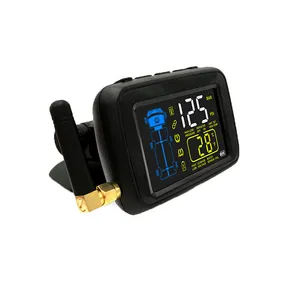 نمایشگر و سنسور باد لاستیک مدل TPMS U901 مناسب برای خودروهای سنگین