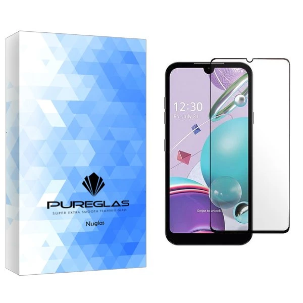محافظ صفحه نمایش شیشه ای پیور گلس مدل NueGlas مناسب برای گوشی موبایل ال جی K31