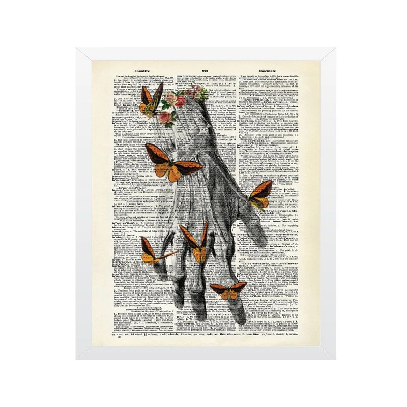 تابلو مدل پروانه‌ها بر دست 2