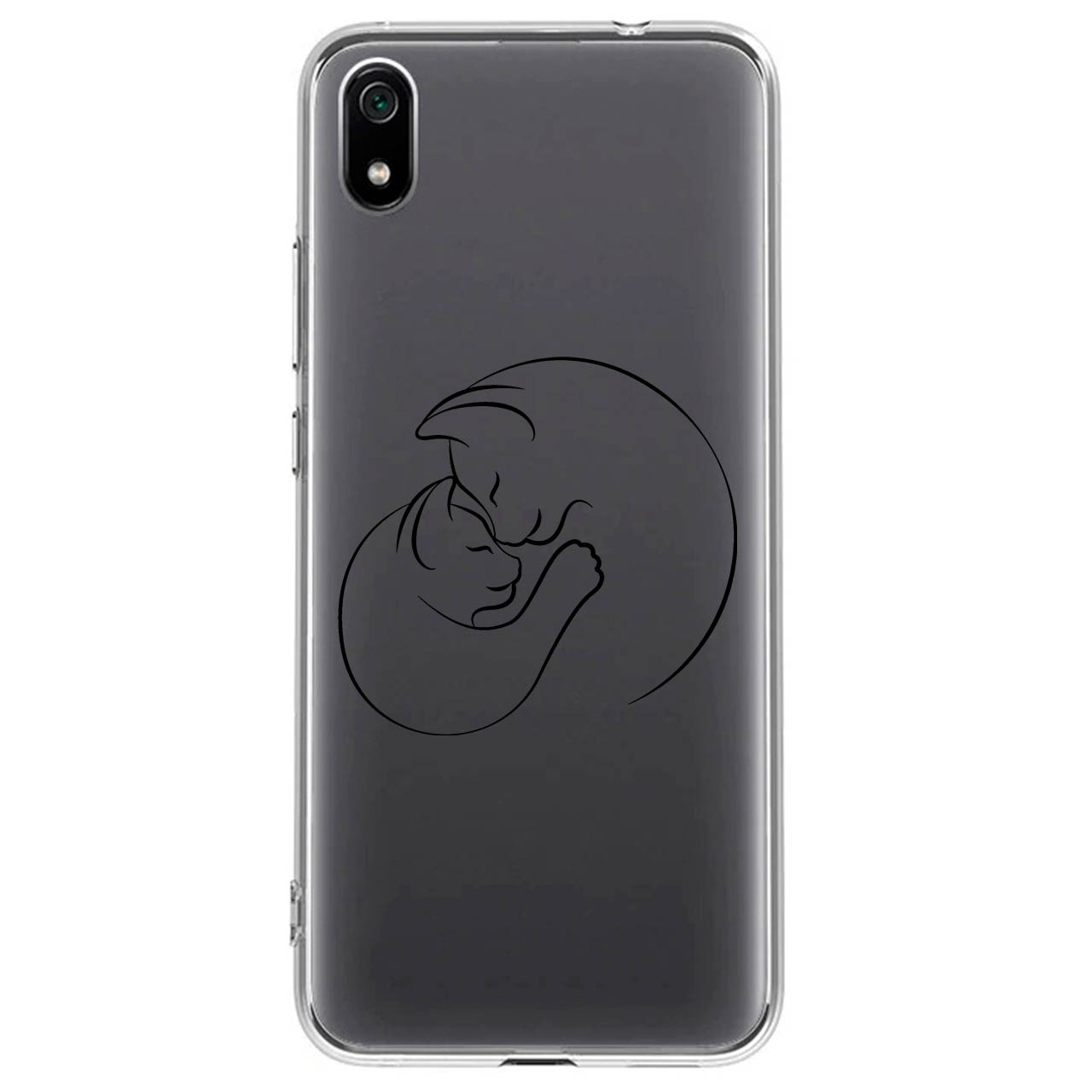 کاور مگافون طرح گربه مدل C61-B مناسب برای گوشی موبایل شیائومی Redmi 7A
