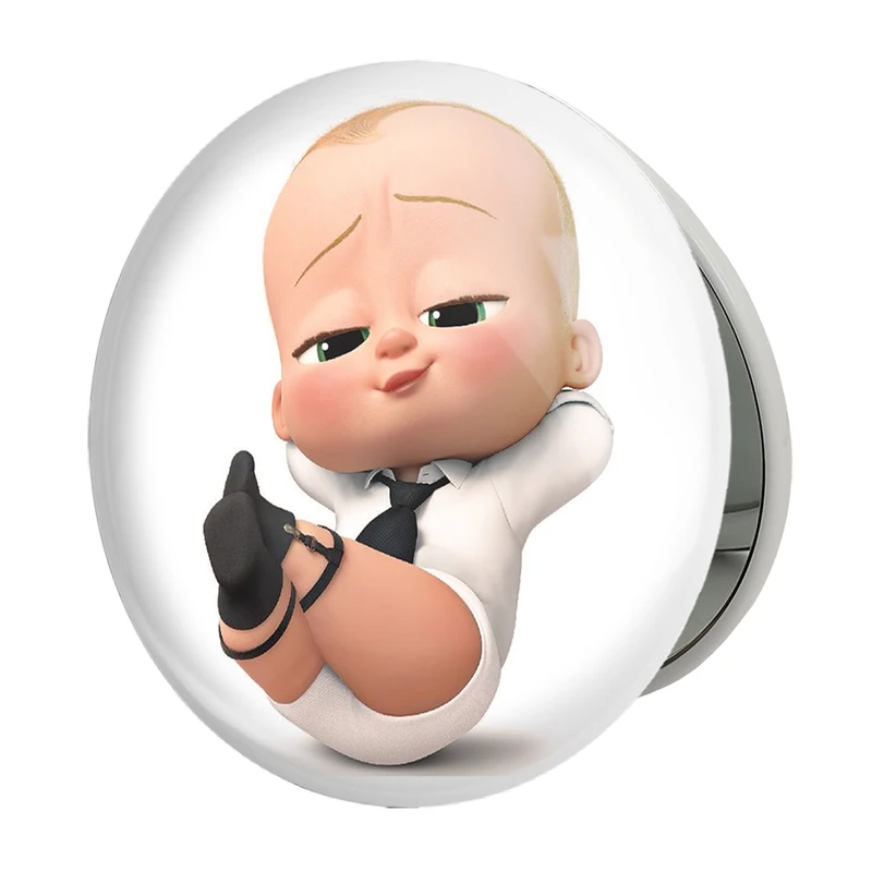آینه جیبی خندالو طرح انیمیشن بچه رئیس The Boss Baby مدل تاشو کد 1361 