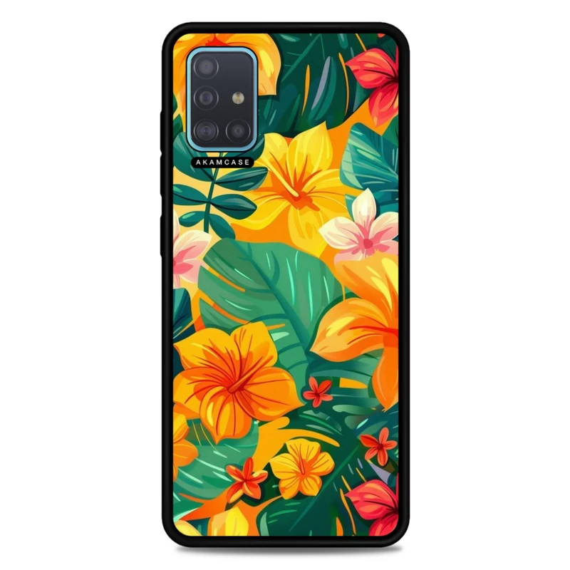 کاور آکام مدل AMC-WSGA51-FLOWERS-28 مناسب برای گوشی موبایل سامسونگ Galaxy A51
