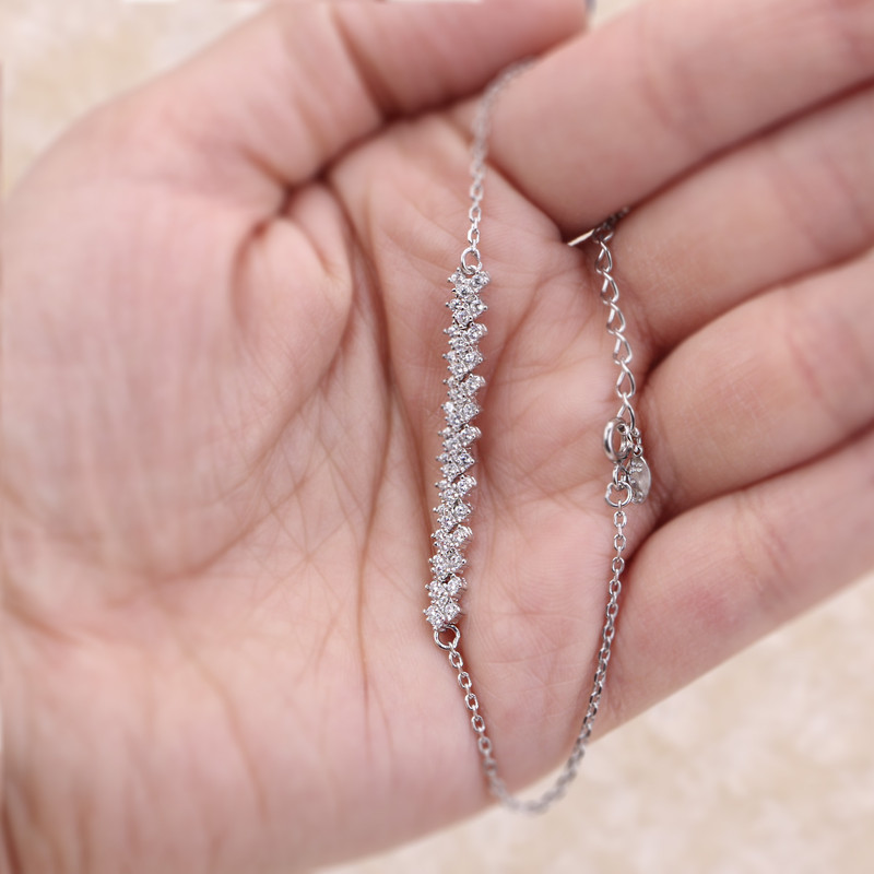 دستبند نقره زنانه مدل 02