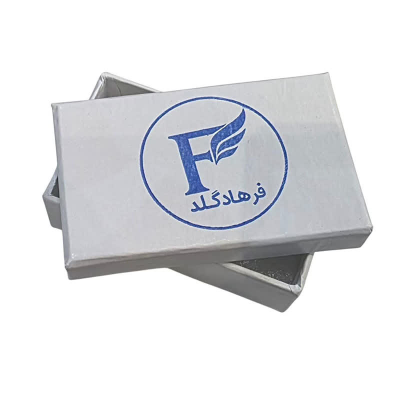 گوشواره آویز طلا 18 عیار زنانه فرهاد گلد مدل قفل و کلید قلبی - 4