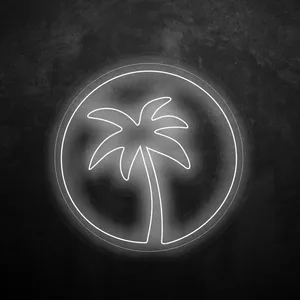 چراغ نئونی دیواری آرن تیم طرح درخت نخل