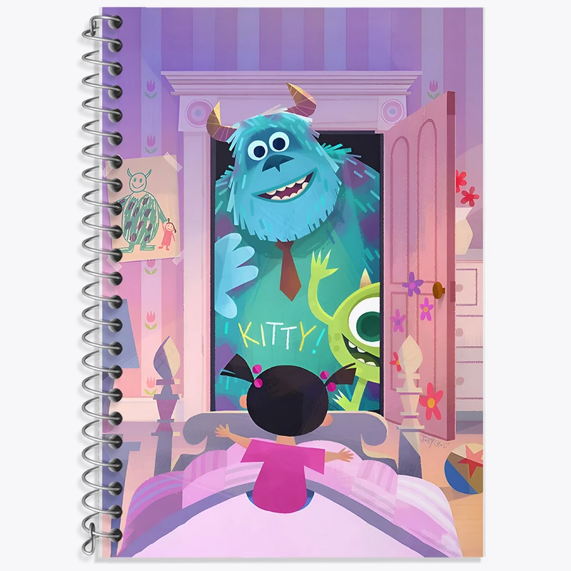 دفتر نت موسیقی 50 برگ خندالو طرح کارخانه هیولاها کد N3790