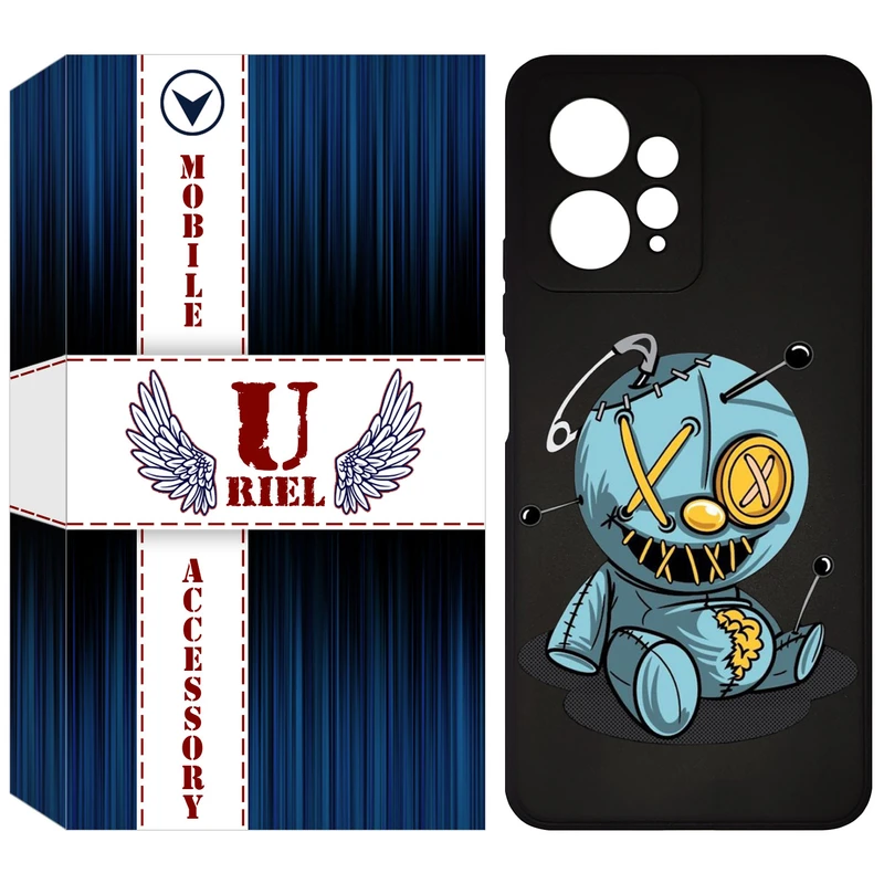 کاور یوریل قاب مدل KSH کد 68 طرح عروسک مناسب برای گوشی موبایل شیائومی Redmi Note 12 4G