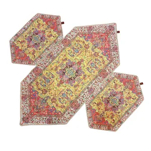 ست 3 تکه رومیزی ترمه کد 49 مدل zd