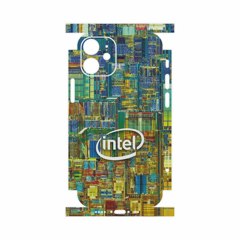 برچسب پوششی ماهوت مدل Intel Brand-FullSkin مناسب برای گوشی موبایل اپل iPhone 12 mini