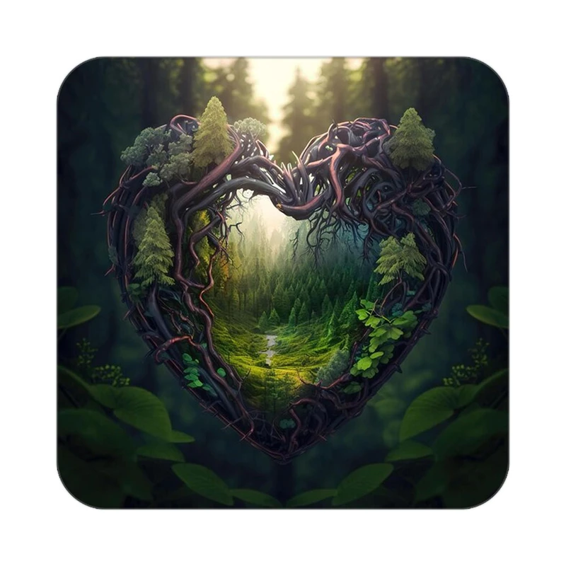 زیر لیوانی کاکتی مدل عاشقانه کد mp11273