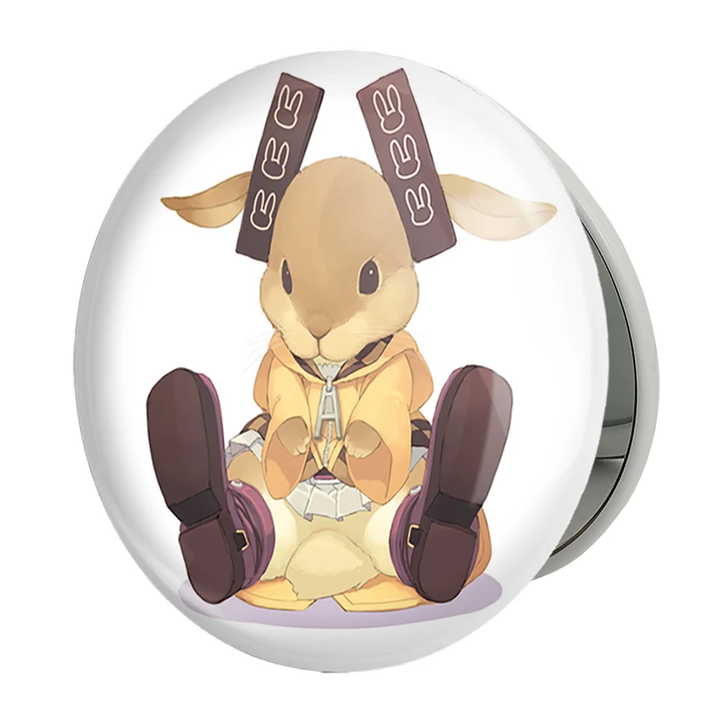 آینه جیبی خندالو طرح انجو انیمه گلوله سیاه مدل تاشو کد 35866