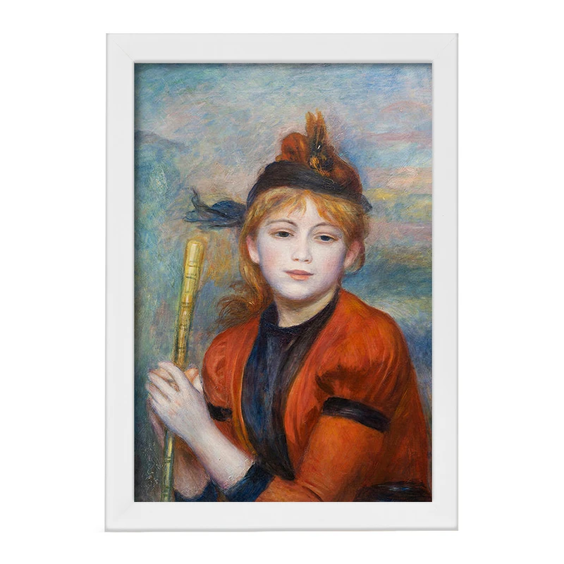 تابلو خندالو مدل نقاشی گردشگر اثر پیر آگوست رنوآر کد F12159