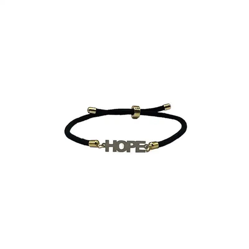 دستبند نقره طرح HOPE